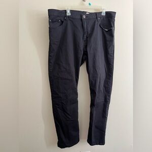 Wrangler Slim Straight Black Jeans 40X30